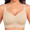 Women Wirefree Bras for Women Full Coverage No Underwire Everyday Bras Comfortable Wireless Padded Bras