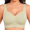 Women Wirefree Bras for Women Full Coverage No Underwire Everyday Bras Comfortable Wireless Padded Bras