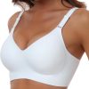 Comfortable Seamless Full Coverage Bra for Women Wireless Bras with Soft Support Regular and Plus Size