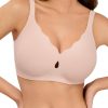 Bras for Women No Underwire Wave Push Up Wireless Bra Seamless Bras Full Coverage  Lift Everyday Bras
