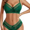 Lingerie Set for Women Lace Bra and Panty Sets 2 Piece Lace Babydoll Outfits S-XXL