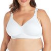 Women Smoothing Wireless Bra, 18 Hour Plus-Size T-Shirt Bras Available, No Show, 4049
