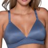 Women Effortless Wireless Bra, Buttery Soft Fabric & Lightweight Memory Foam Cups up to DD