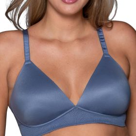 Women Effortless Wireless Bra, Buttery Soft Fabric & Lightweight Memory Foam Cups up to DD